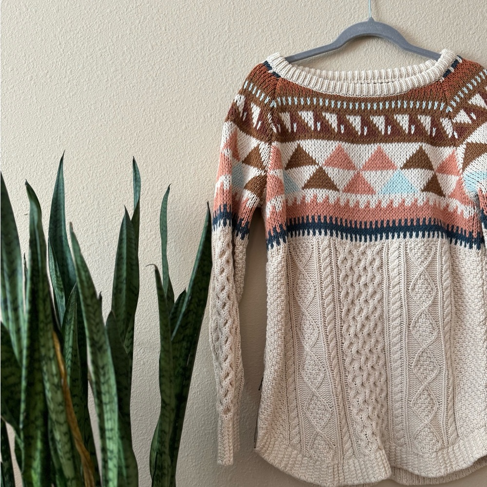 LL Bean Signature Cable Knit Sweater
